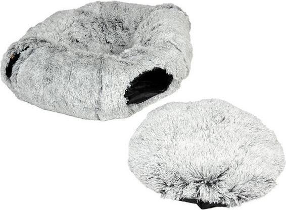 Produktbild Duvoplus 2in1 Katzentunnel und -bett, 80x80x25cm, hellgrau