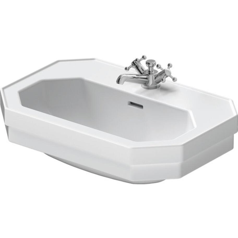 Duravit, Spülbecken, Waschtisch 1930 m ÜL HLB 1 Hahnloch 600x410mm weiss WG (41 cm, 60 cm)