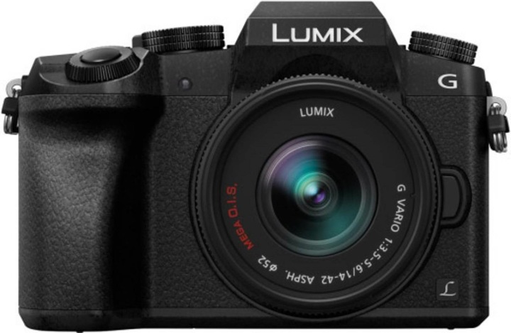 Panasonic DMC-G70KAEGK Lumix G (14 - 42 mm, 16 Mpx, Micro Four Thirds)
