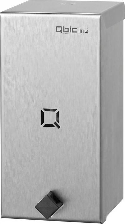 Actual product image Valera Qbic-line soap dispenser with push button stainless steel 900 ml Suitable for liquid soap, alcohol