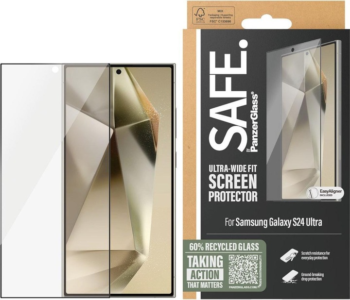 Actual product image Safe Ultra-Wide Fit (1 Piece, Samsung Galaxy S24 Ultra)