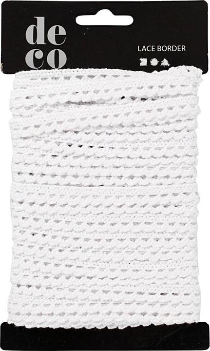 Image du produit Creativ Company Ruban de dentelle Blanc, 10m