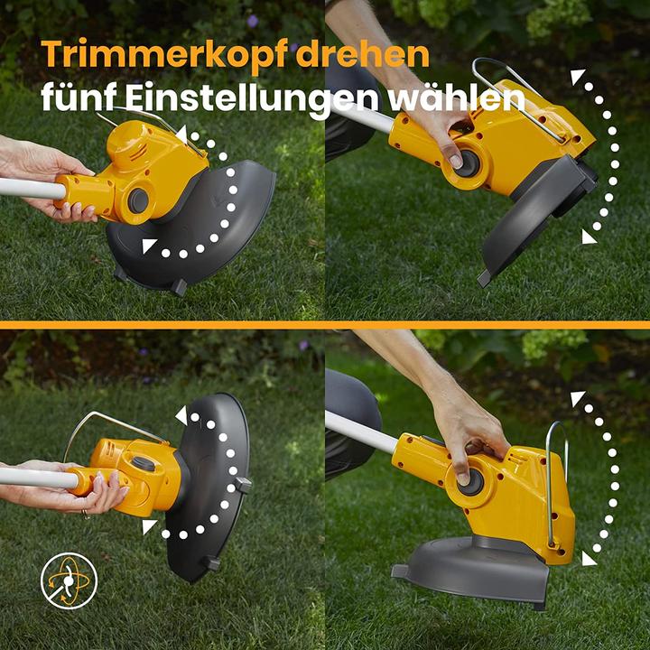 Produktbild Stiga GT 100e Akku Rasentrimmer Softgriff, inkl. Akku, inkl. Ladegerät 20V 2Ah Schnittbreite (max.) (Kunststoffmesser)