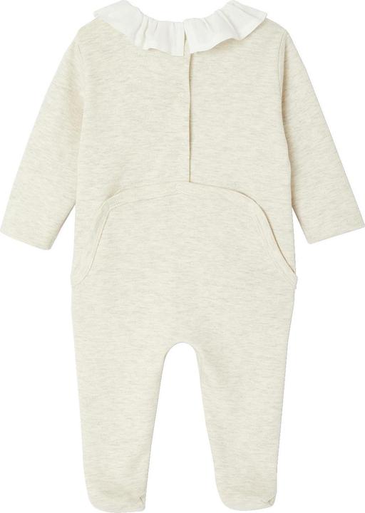 Image du produit Vertbaudet Bio-Kollektion: 2er-Pack Baby Strampler mit Kragen und abnehmbarem Fuss (80)