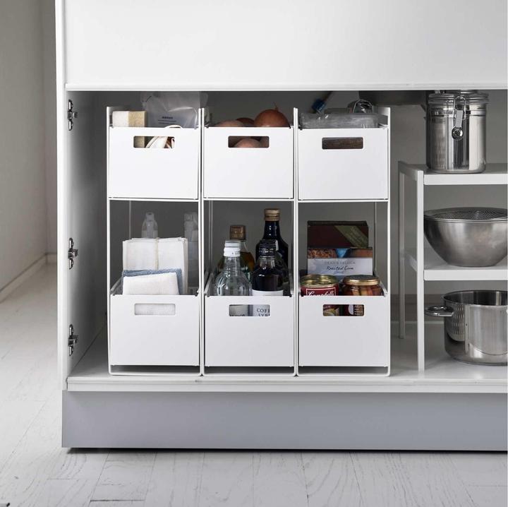 Produktbild Yamazaki Aufbewahrungskörbe mit Ständer TOWER (1 x)