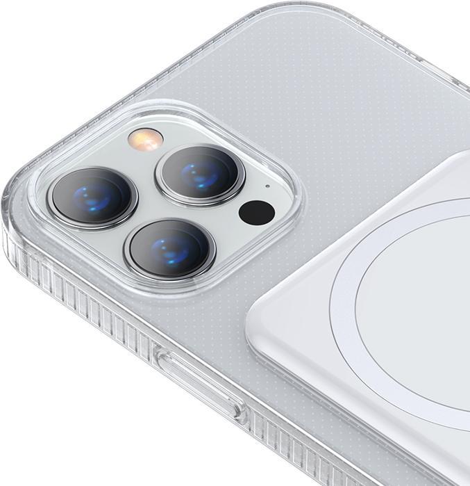Image du produit Baseus Étui téléphone magnétique avec support pour iP13 Pro 6.1inch 2021 Transparent (Apple iPhone 13 Pro)