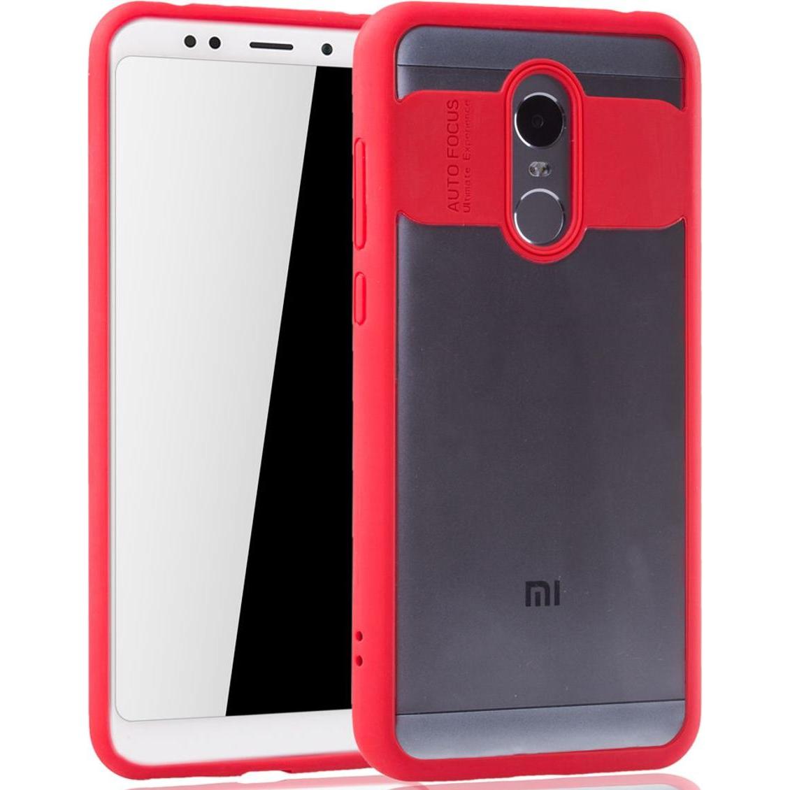 König Design Ultra Slim Case für Xiaomi Redmi 5 Handyhülle Schutz Cover Bumper Etui Rot (Xiaomi Redmi 5), Smartphone Hül...