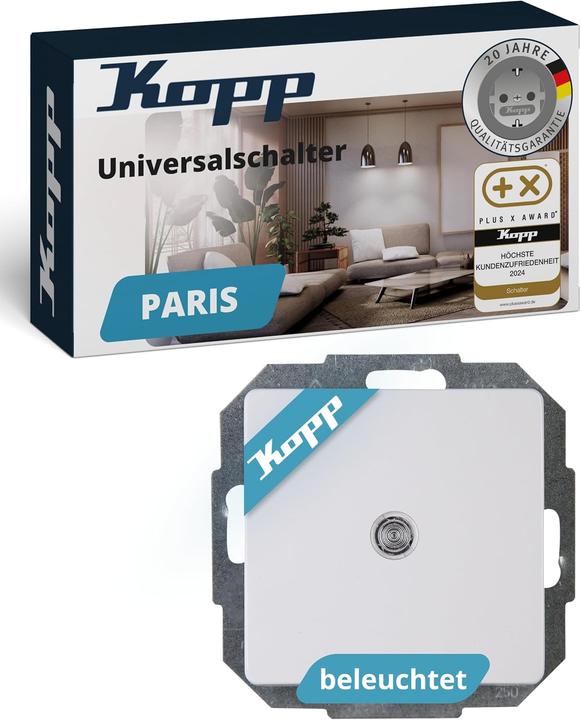 Image du produit Kopp Insert Interrupteur Paris Blanc 650693083