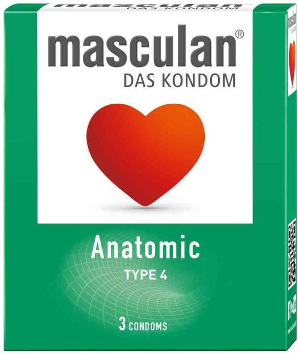 Actual product image Masculan Anatomic" condoms (3 pcs.)