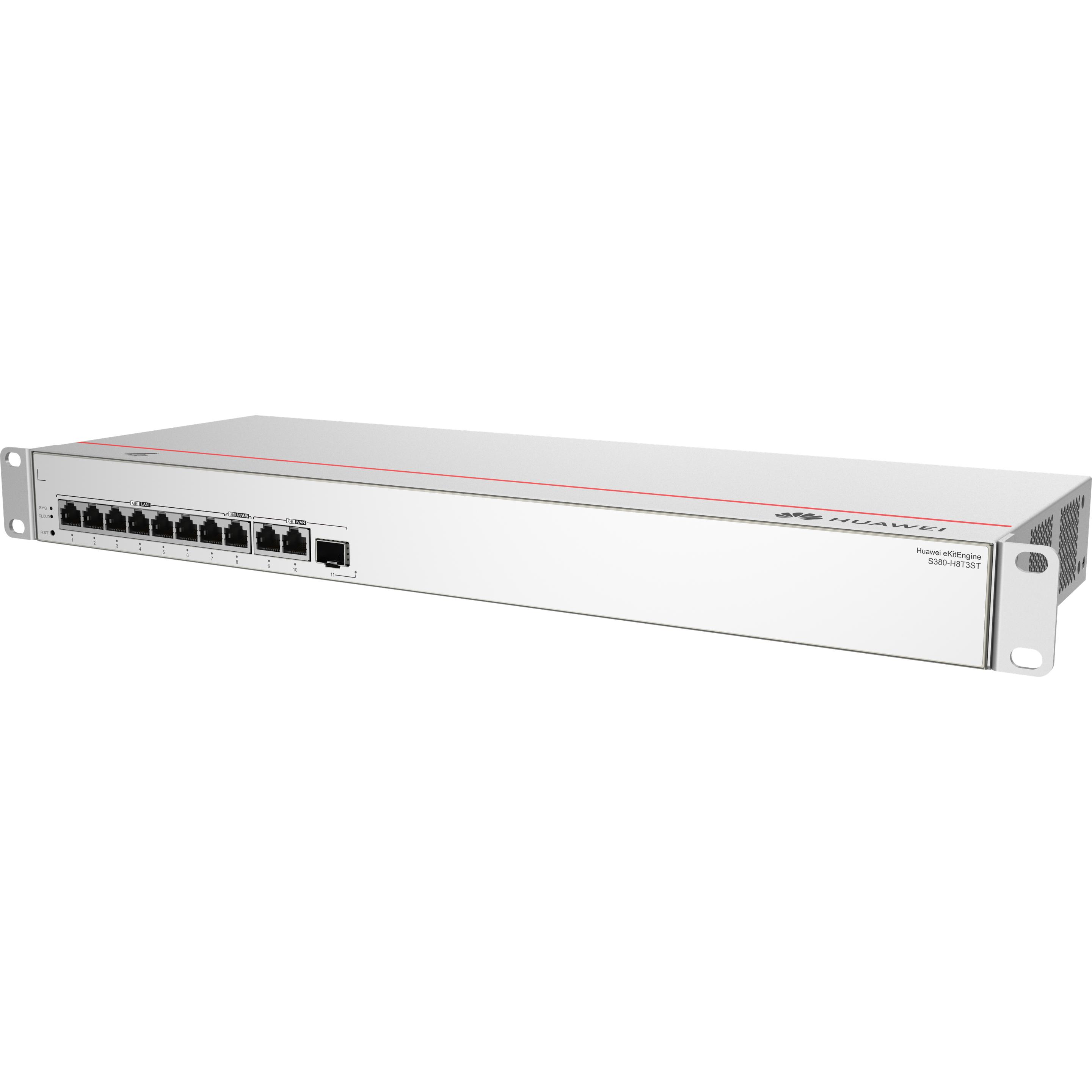 Huawei eKit Gateway S380-H8T3ST (8 Ports), Netzwerk Switch, Grau