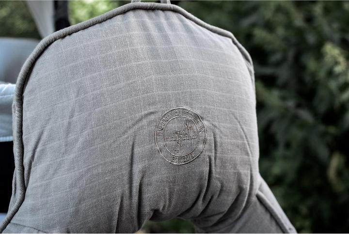 Actual product image Markland Pure Muslin Pram Cushion Khaki