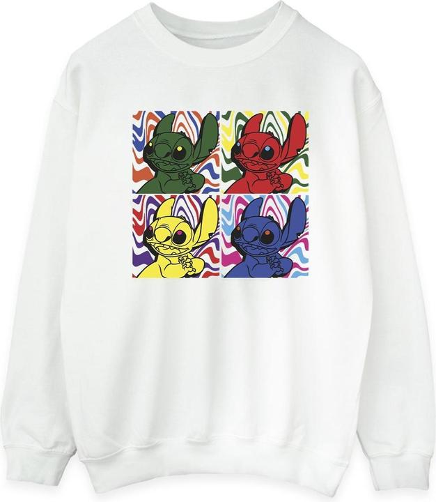 Actual product image Disney Womens/Ladies Lilo & Stitch Pop Art Sweatshirt (L)