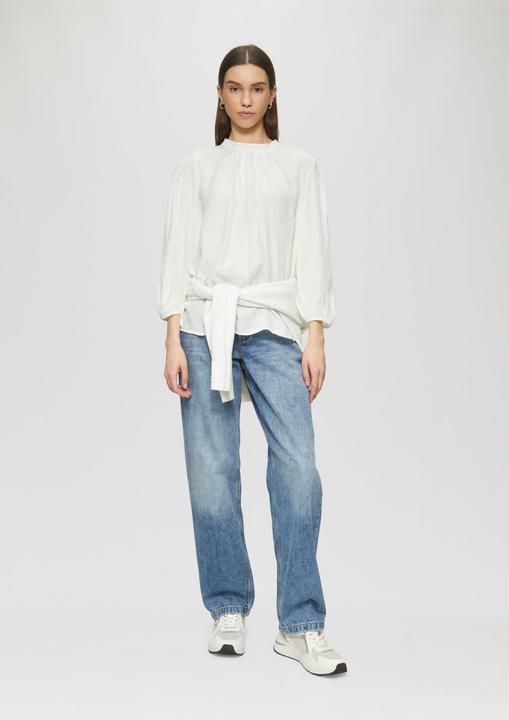 Actual product image s.Oliver Bluse Viskosemix-Bluse mit Crinkle-Struktur (44)