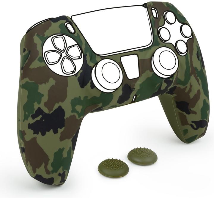 Nacon Gaming Controller Silicon Glove (camo green/inkl. 2 Thumb Grips) (PS5)