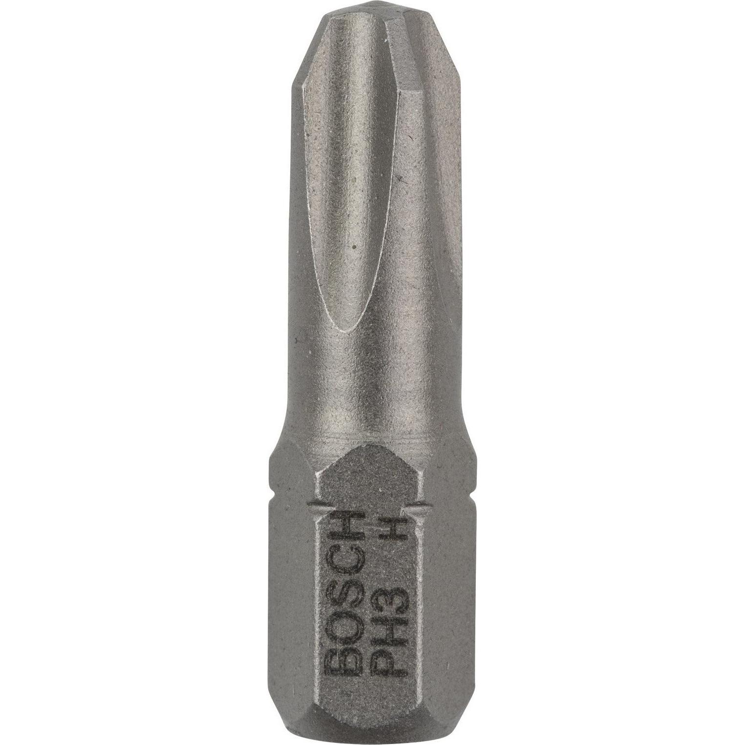 Bosch Professional Zubehör, Bits, Schrauberbit Extra-Hart PH 3, 25 mm, 100er-Pack (Kreuz Phillips PH M3)
