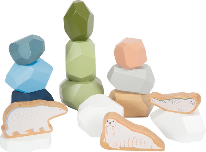 Produktbild small foot Balanciersteine aus Holz „Arctic“