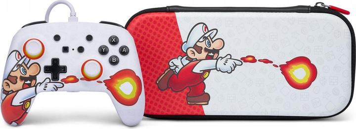 Produktbild PowerA Schlankes Etui für Nintendo Switch oder Lite (OLED-Modell, Mario Fireball, offiziell lizenziert) (Switch)