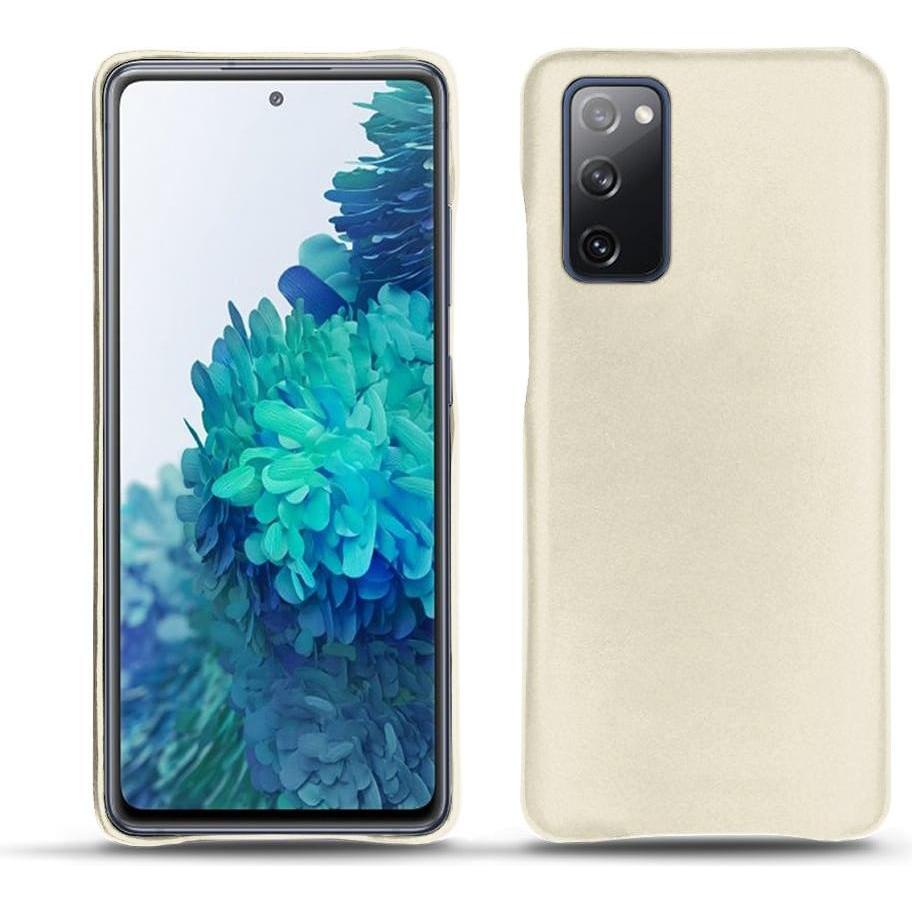Noreve Lederschutzhülle (Samsung Galaxy S20 FE), Smartphone Hülle, Weiss