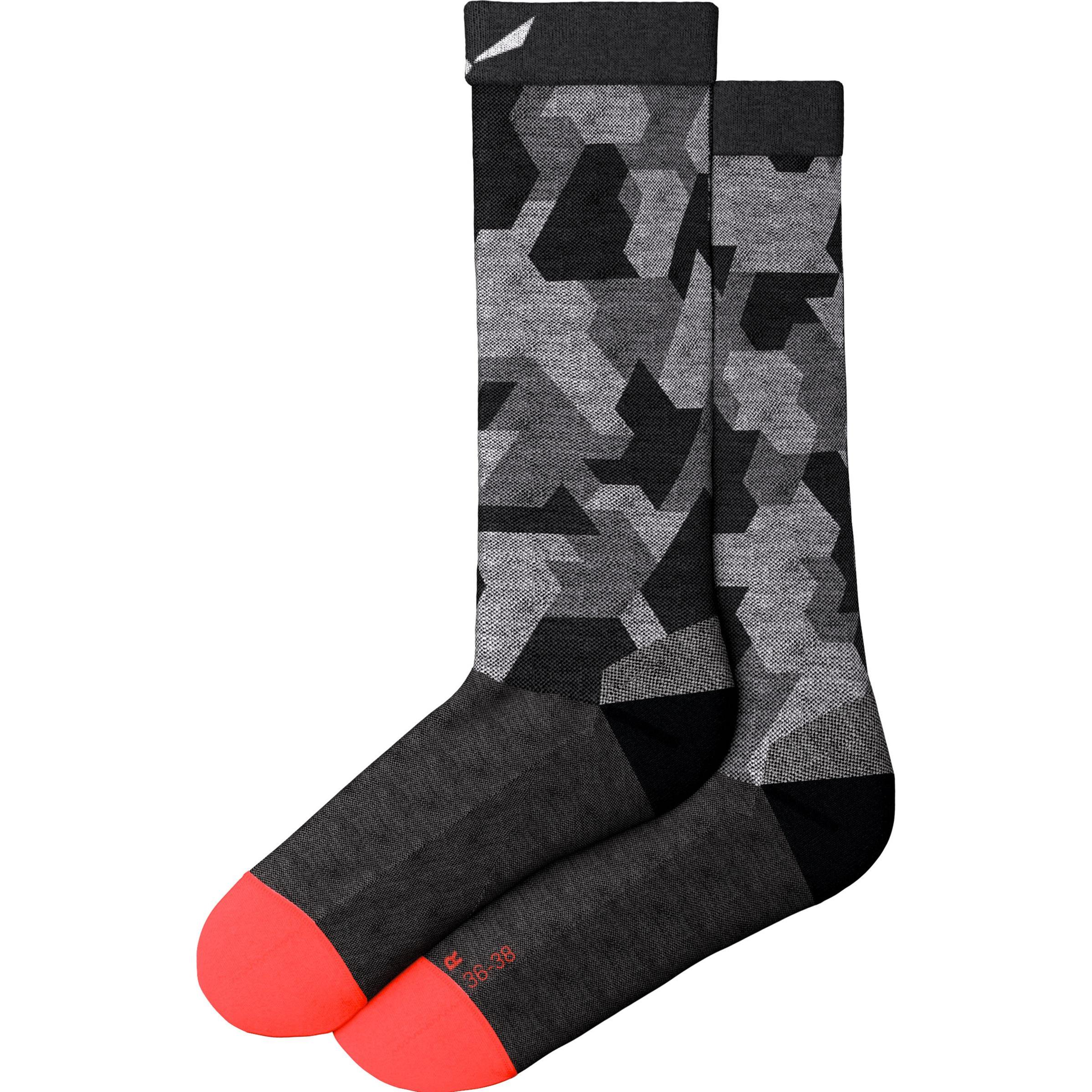 Thumbnail - Salewa, Damen, Sportsocken, Pedroc Camo Merino Socken Da (36 - 38), Schwarz