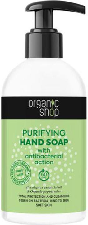 Immagine prodotto Organic Shop Sapone mani purificante con azione igienizzante 500ml (Sapone liquido, 500 ml)