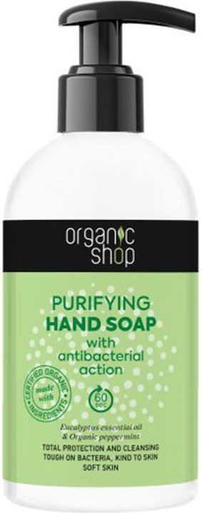 Actual product image Organic Shop Purifying Hand Soap with Hygienic Action 500ml (refill, 500 ml)
