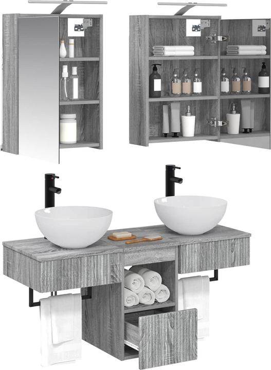 Produktbild vidaXL Badezimmerschrank
