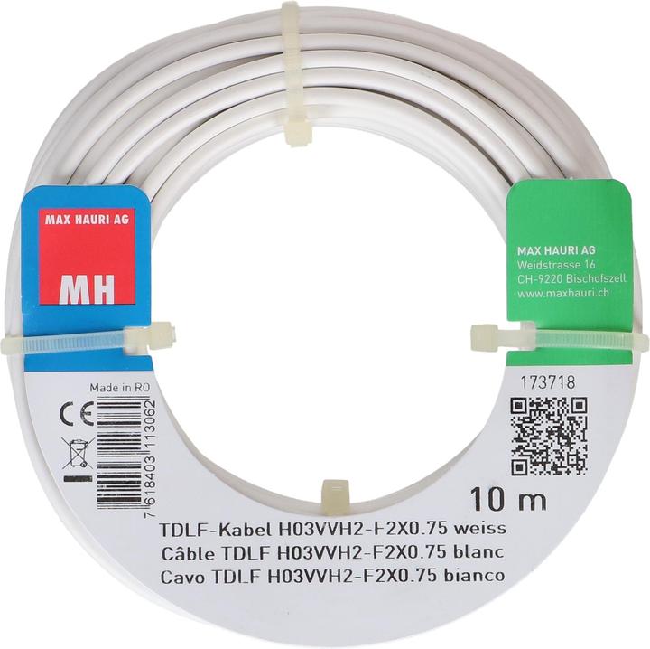 Produktbild Max Hauri TDLF-Kabel H03VVH2-F2X0.75 (10 m)