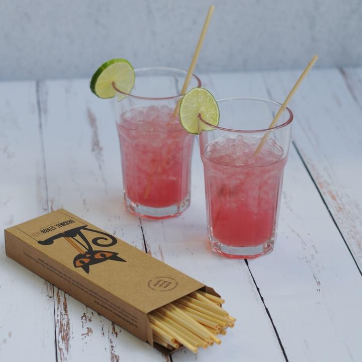 Actual product image The Last Straw Natürliche Trinkhalme (50 x)