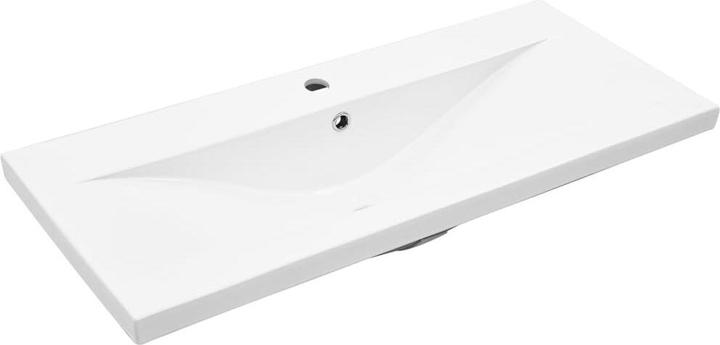 Produktbild vidaXL Waschbeckenunterschrank Wand Unterschrank Badschrank mit Einbaubecken