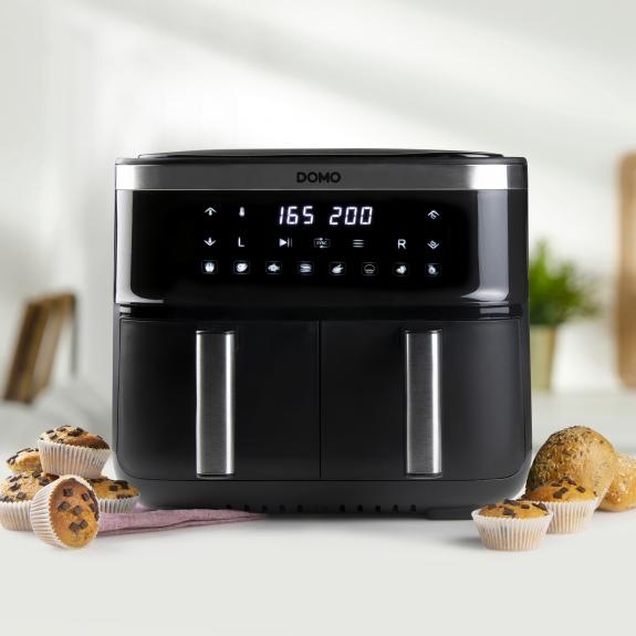 Image du produit Domo DO537FR Friteuse Protection contre la surchauffe, fonction minuterie, avec écran, revêtement