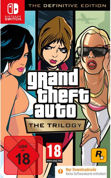 2K Games Grand Theft Auto: The Trilogy - Definitive Edition (Switch, DE)