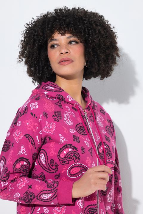 Produktbild Angel of Style Sweatjacke, oversized, Paisley, Kapuze (48)