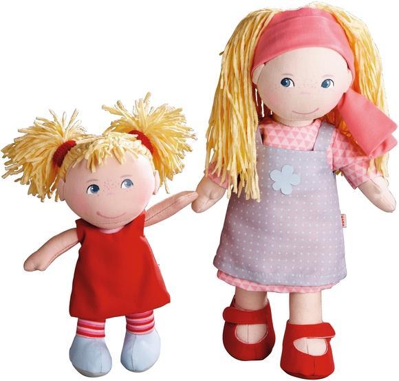 Actual product image Haba Doll sisters Lennja & Elin