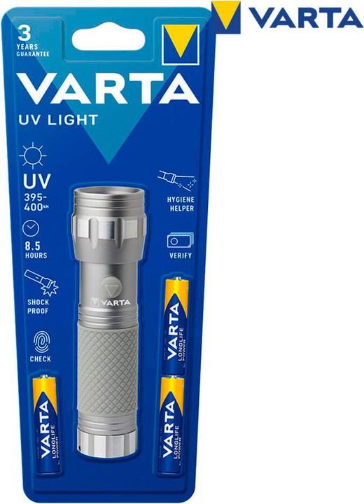 Actual product image Varta UV Flashlight (11.80 cm, 400 lm)