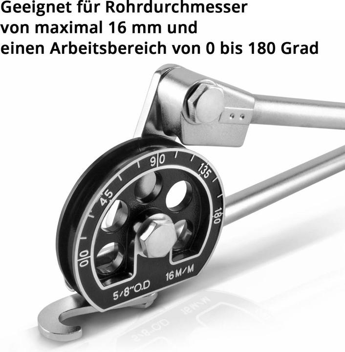 Actual product image Stahlwerk Hand pipe bender HTB-180 ST for 16 mm pipes Working range 0-180 degrees