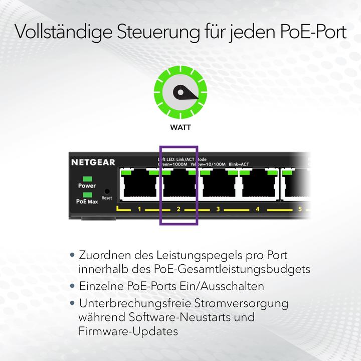 Image du produit Netgear GS305EP-100PES (5 Ports)