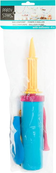 Immagine prodotto Erard Pompa per palloncini Party Stars con 6 palloncini (6 x)