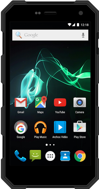Actual product image Archos 50 Sapphire (16 GB, Black, 5", Hybrid Dual SIM, 13 Mpx, 4G)