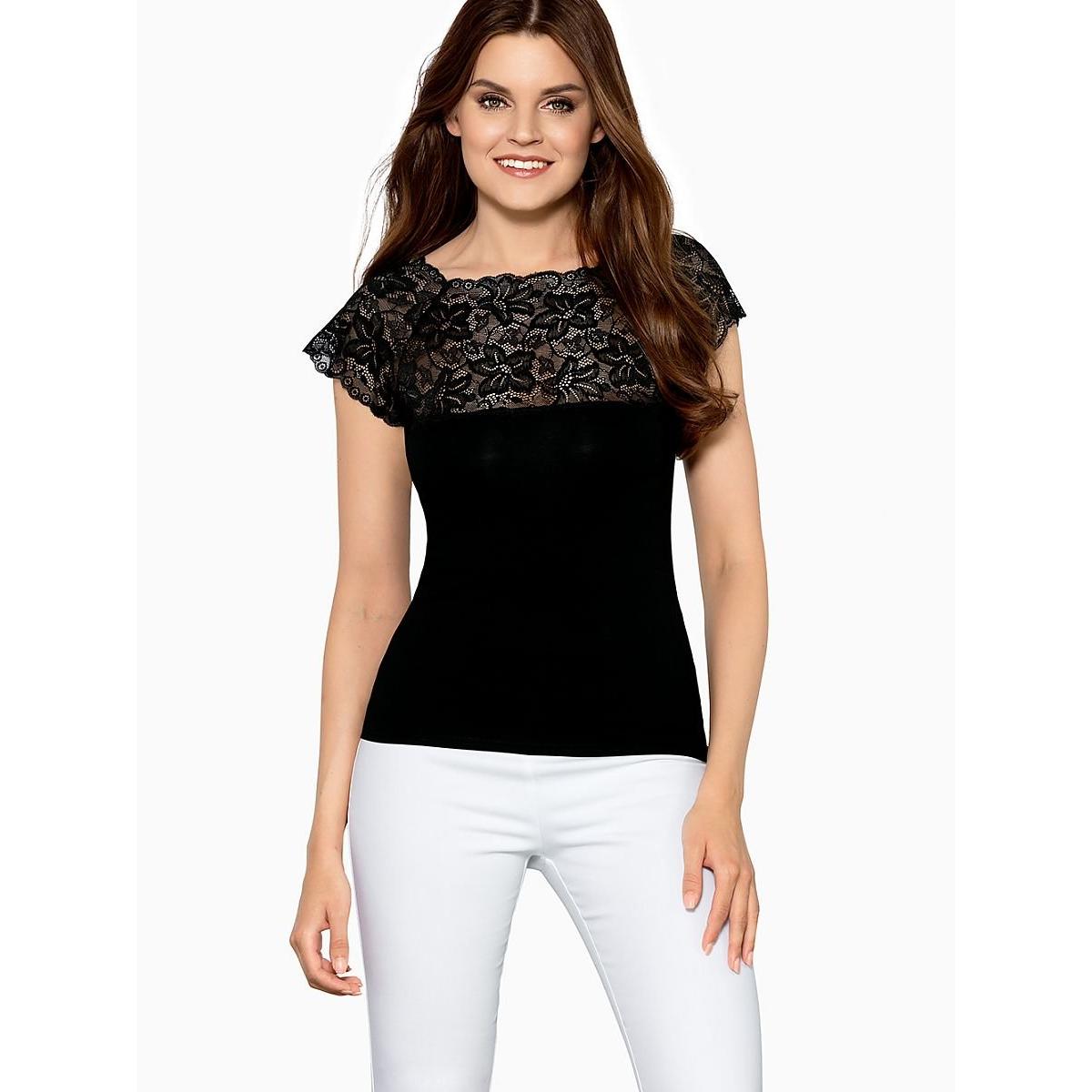 Babel, Damen, Bluse, Bluse Babell, Schwarz, (M)