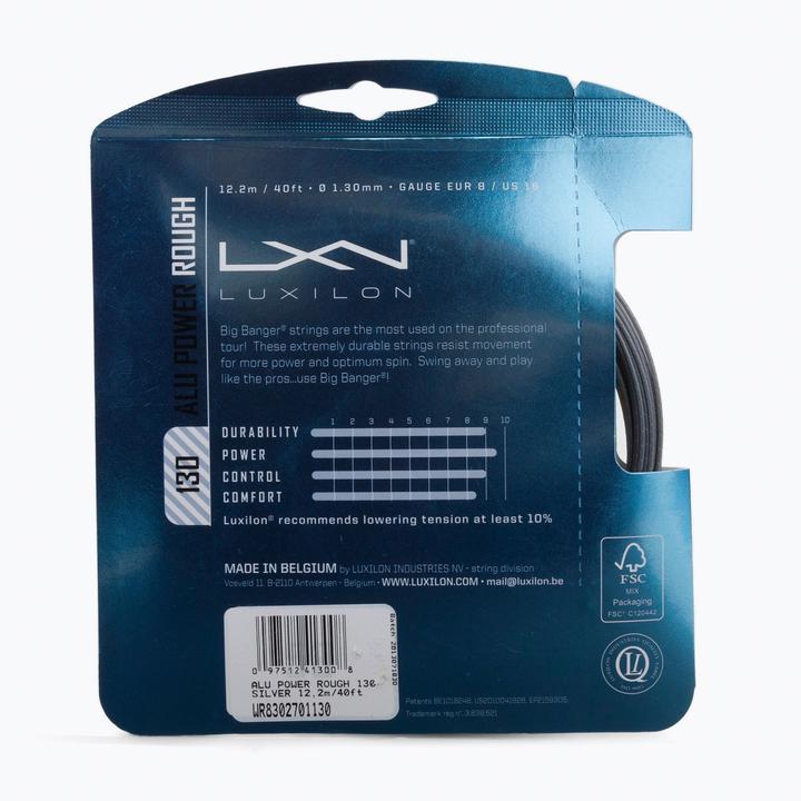 Actual product image Luxilon ALU Power Rough 130 String Set