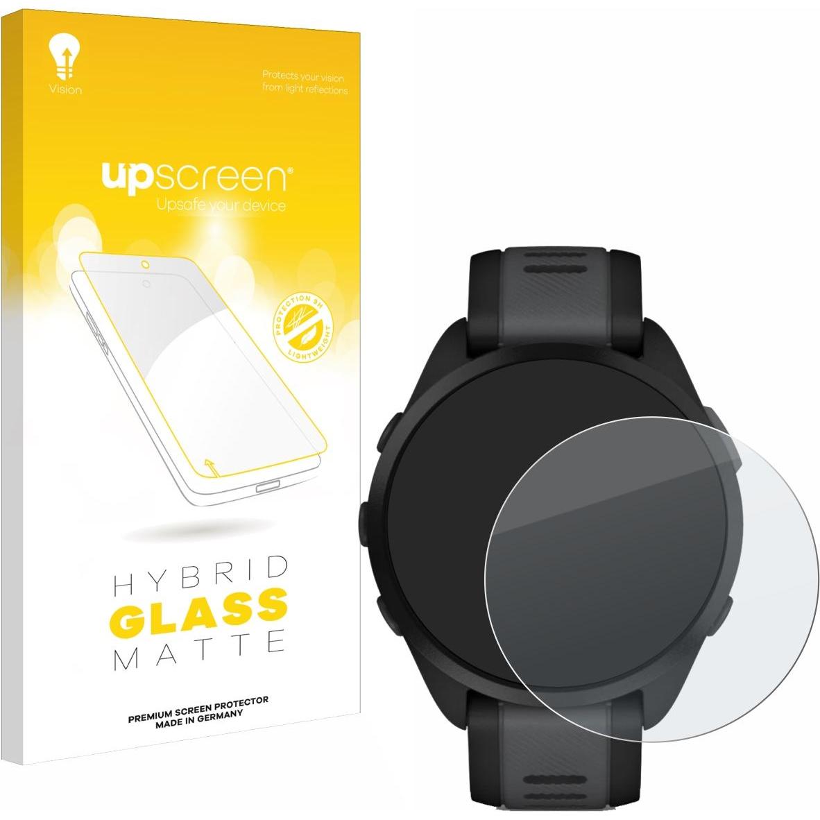 upscreen Reflection Shield Panzerglasfolie Matt, Smartwatch Schutzfolie, Transparent
