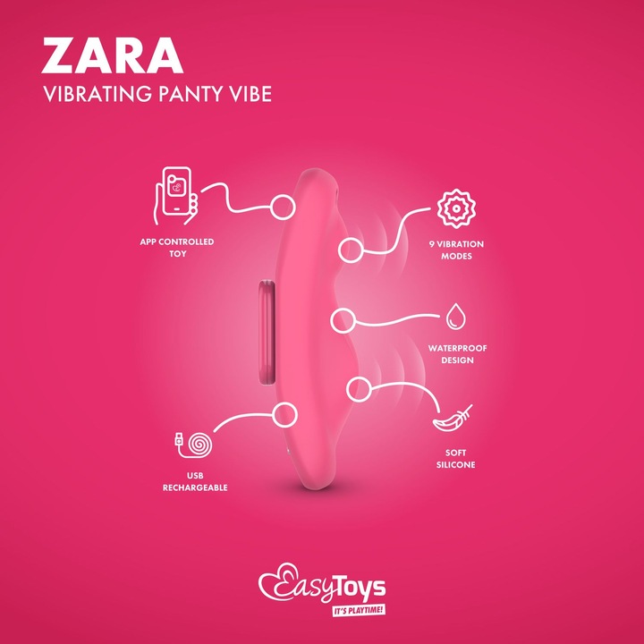 Actual product image Easytoys EasyConnect - Panty Vibrator app controlled