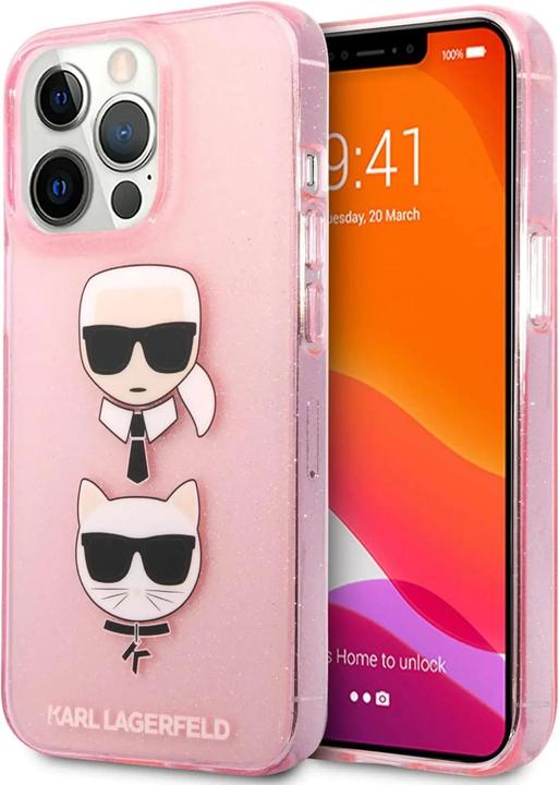 Karl and Choupette Head, Pink