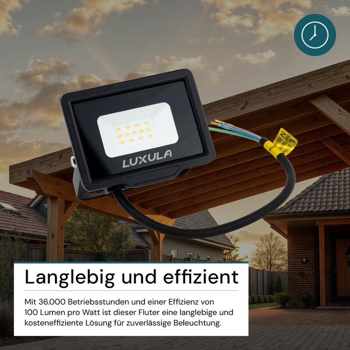 Produktbild Luxula LED-Fluter (1000 lm, IP65)