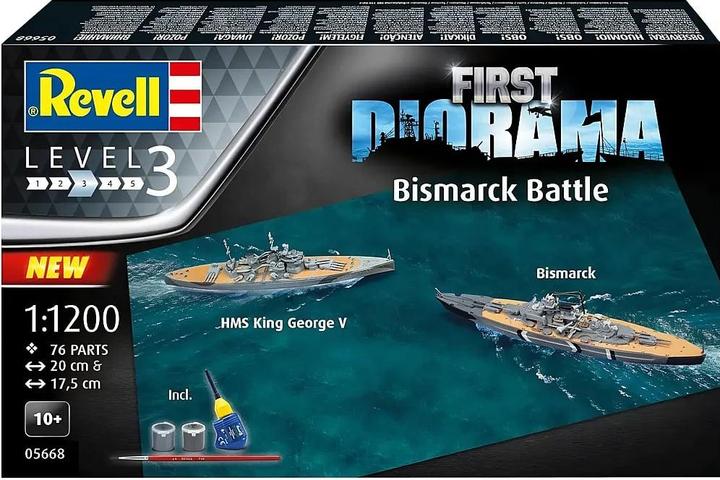Produktbild Revell First Diorama Set - Bismarck Battle