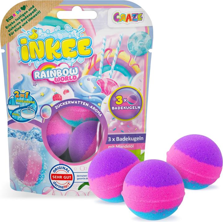Actual product image Craze Inkee Rainbow World (Bath bombs, 180 g)