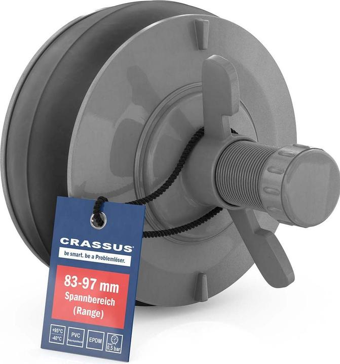 Actual product image Magni Quick-release plug CSV 90 PVC (83-97mm), up to 0.5 bar, length: 100mm, EPDM/PVC