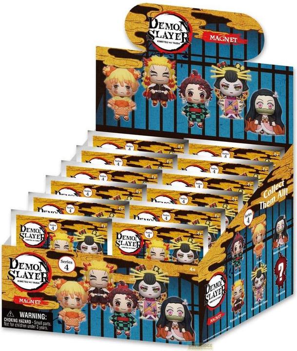 Produktbild Monogram Demon Slayer Magnete blind pack Series 4 Display (12)