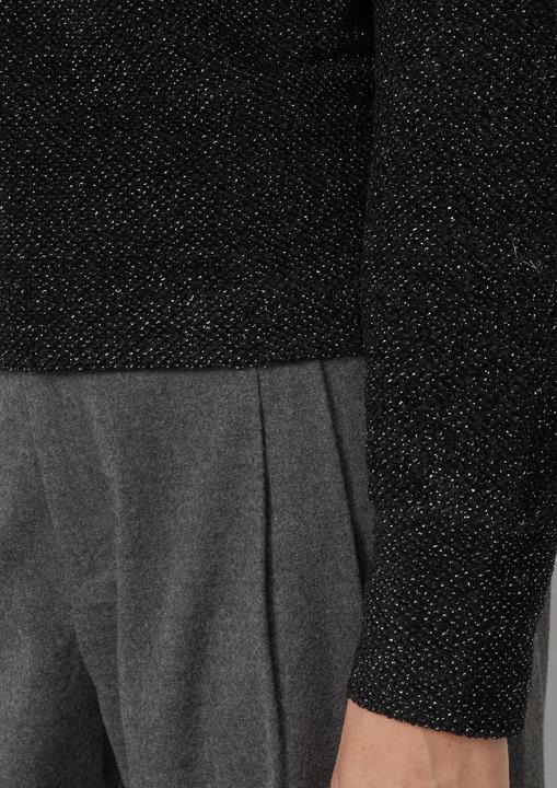 Produktbild s.Oliver Sweatshirt Pullover im Relaxed Fit mit Glitzer-Garn (38)