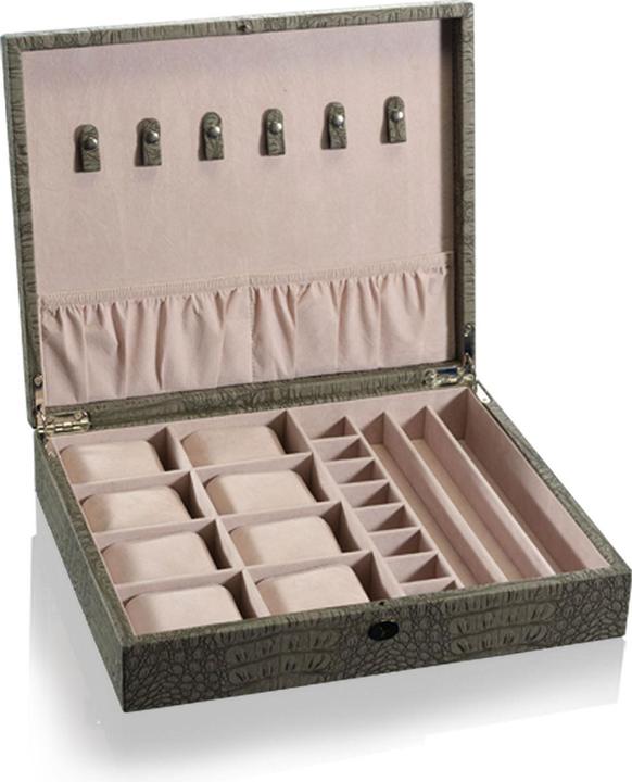 Produktbild Juwelendieb Schatulle zur Uhren- & Schmuckaufbewahrung Louis - Grau